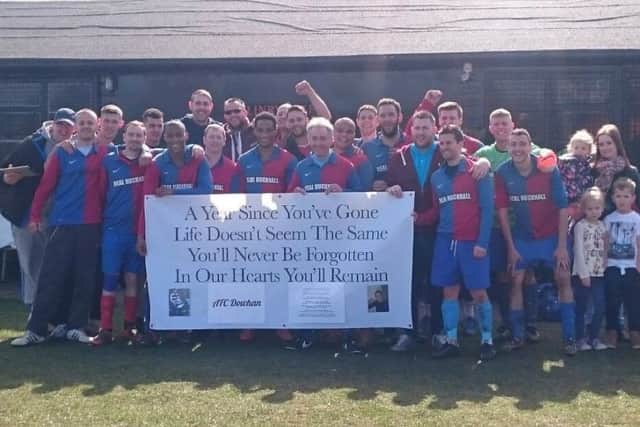 AFC Dowhan memorial team for Craig Dowhan