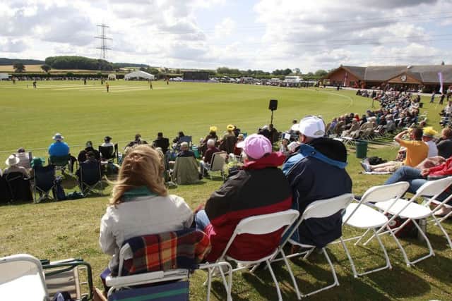 A large crowd is present for the Notts Outlaws match at the John Fretwell Centre - Pic by: Richard Parkes
