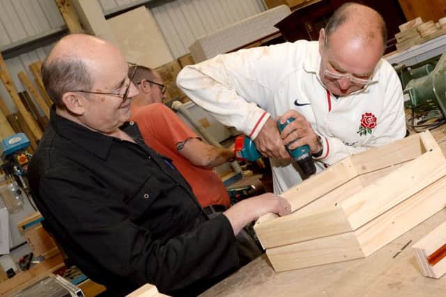 Men in Sheds worksop in Blidworth which could be under threat of closure