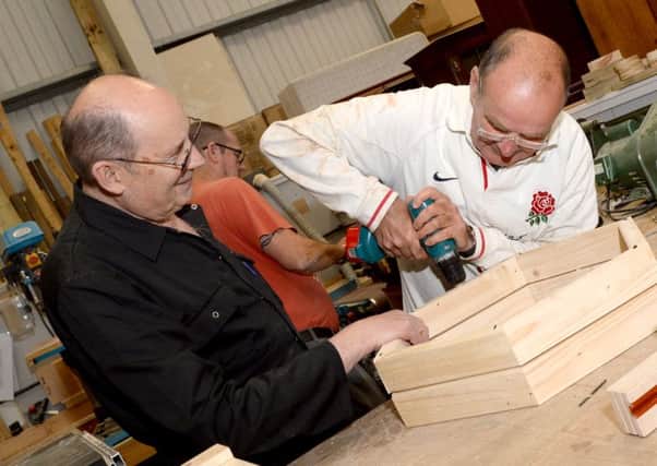Men in Sheds worksop in Blidworth which could be under threat of closure