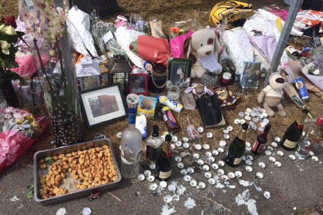 Tributes have been left for Hucknall teenager Joe Cannon at Shaw Crescent and Robin Hood Drive.