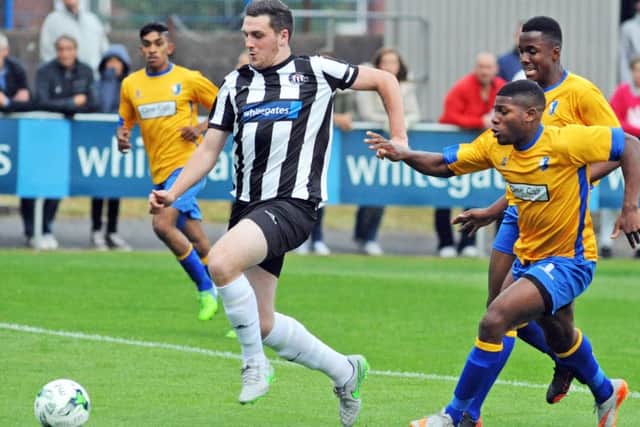 Heanor Town v Mansfield Town.
Jason Cooper.