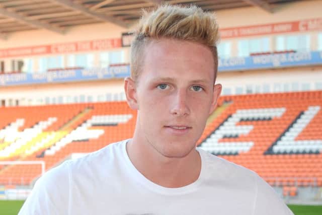 Blackpool FC players.
James Caton.