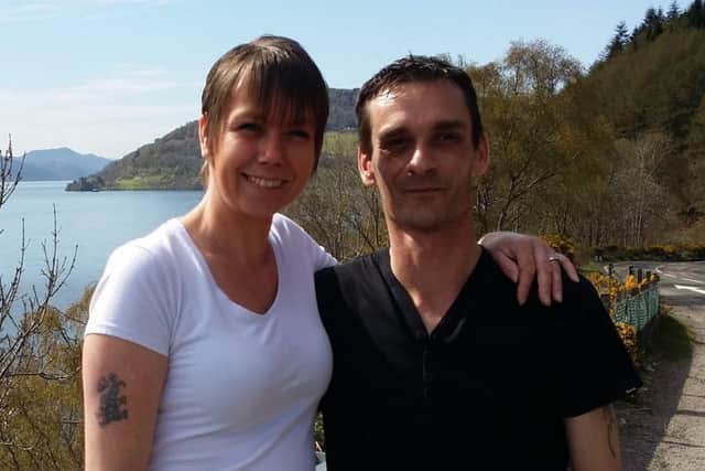 Lynda and Adrian Cook, stepmother and biological father of Amber Peat.