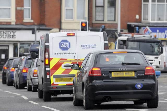 Steve Canavan drives through Waterloo Road, which has been named as one of the slowest commuter routes in Lancashire.