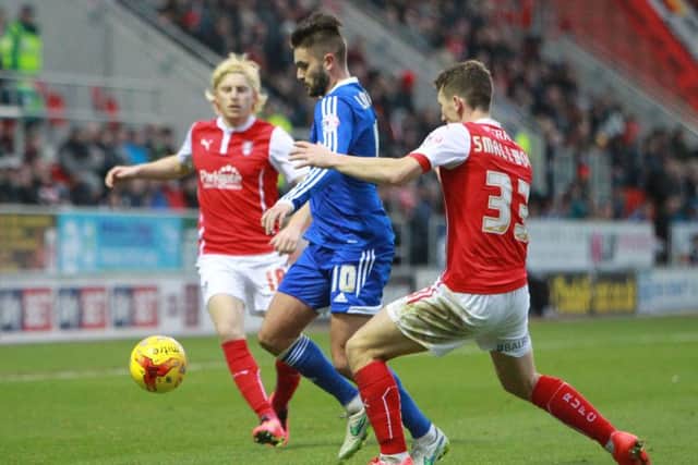 KING HENRI -- midfielder Henri Lansbury, who scored Forest's equaliser at QPR on Saturday. (PHOTO BY: Gordon Clayton).