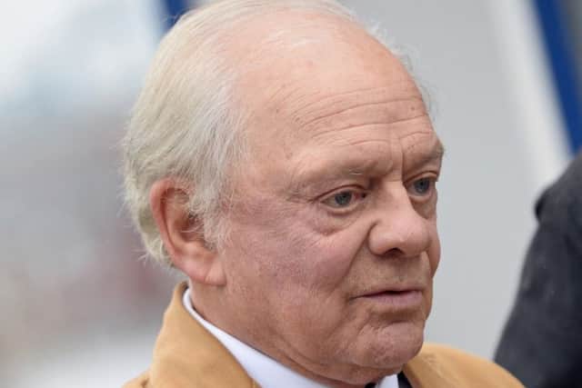 Sir David Jason pictured on set during filming of the latest Still Open All Hours. Picture: Marie Caley NDOS Open All Hours MC 4