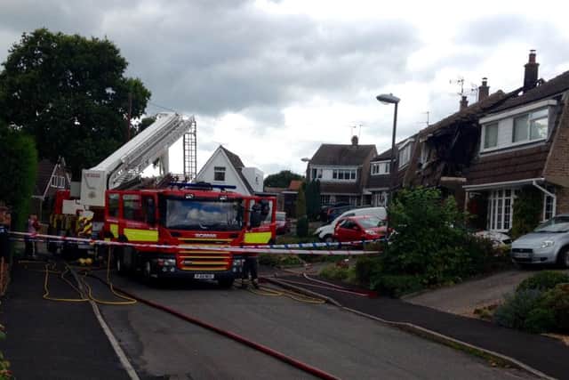 An explosion occurred at a properrty in Riddings