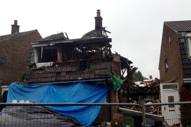 Neighbours pay tribute to married couple killed in an explosion at a house in Riddings yesterday (Sunday)