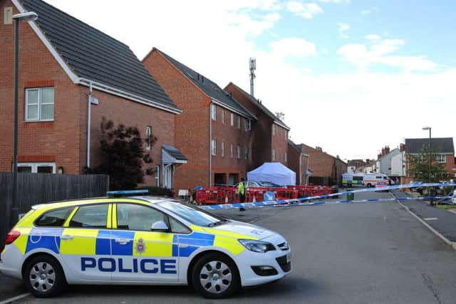 The scene on North Street, Langley Mill, in June.