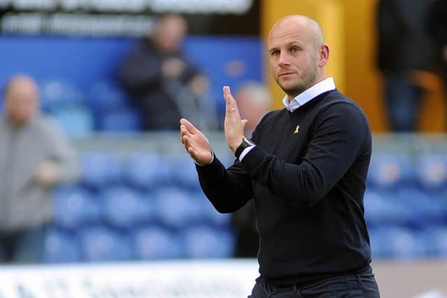 Manager Adam Murray thanks the fans.