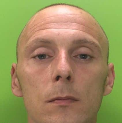 Jamie Lakin, aged 37, of no fixed address, has been jailed for 17 years for a string of robberies across Mansfield.