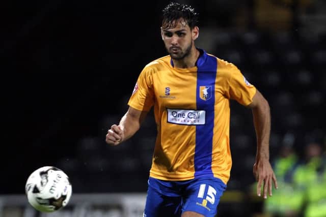 Mansfield Town's Ryan Tafazolli - broke the deadlock.