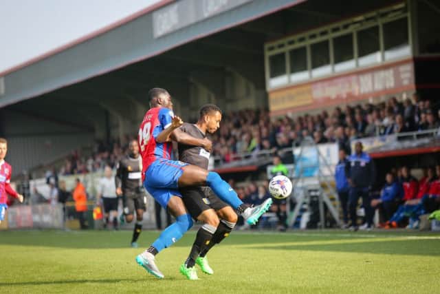 Match action between Mansfield Town and Dagenham and Redbridge (Pic: Chris Holloway, Bluewheel)