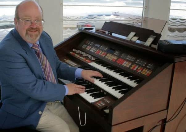 Organist Howard Beaumont, 'Mr Scarborough'