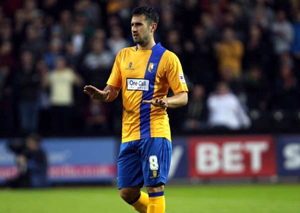 Mansfield Town's Chris Clements
Picture by Dan Westwell
