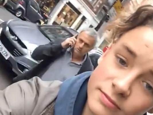 The Chelsea manager appeared to push the teenager