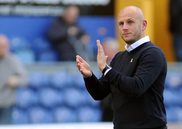 Manager Adam Murray thanks the fans.