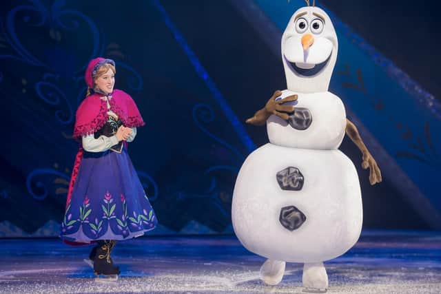 Anna and Olaf from Disneys Frozen will feature in Disney On Ice presents Worlds of Enchantment at the Sheffield Arena in November