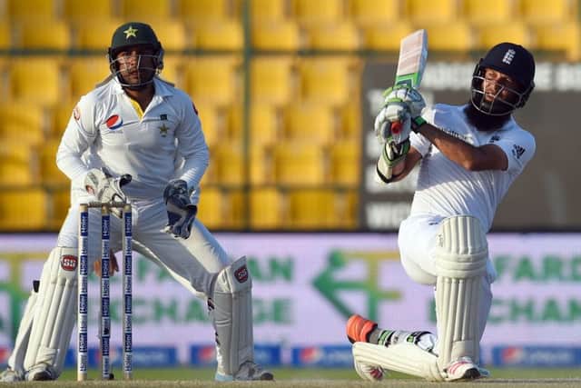 WINTER WARMER -- England in action this month in Abu Dhabi, where Derbyshire will spend another pre-season tour.