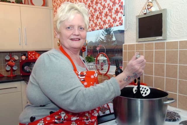 Janet Enever from Brinsley is making 25 Christmas dinners.