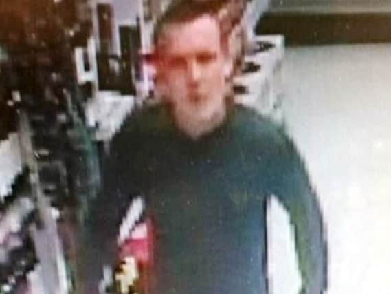 Police want to speak with this man in connection with a shop theft at the co-op store in Carlton-in-Lindrick in Worksop