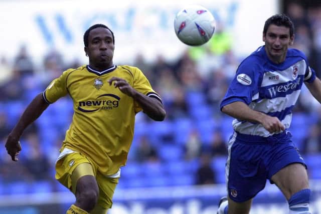 Ricardo Fuller (left) in action.