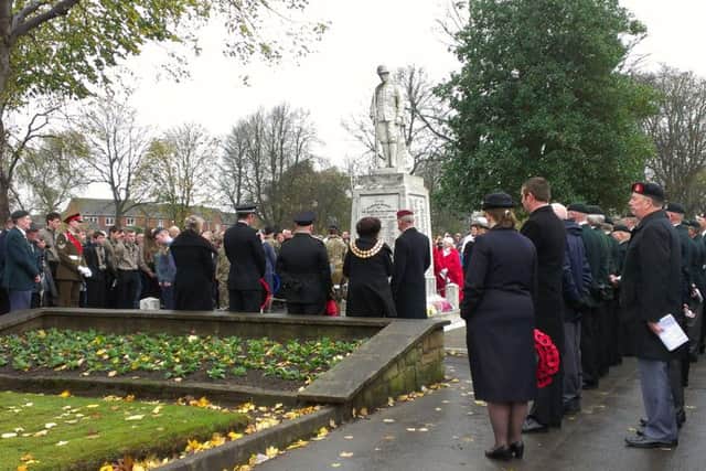 Remembrance Sunday 2015 at Sutton's Cenotaph
