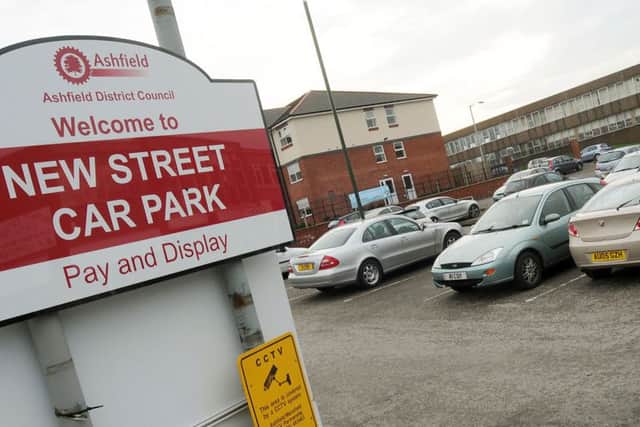 Car parking for one hour will be free in Ashfield District Council car parks.