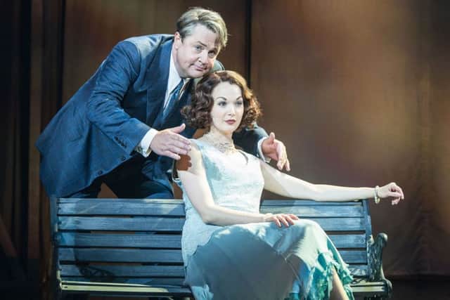 Michael Ball and Rebecca LaChance as Mack and Mabel.Photo by Manuel Harlan
