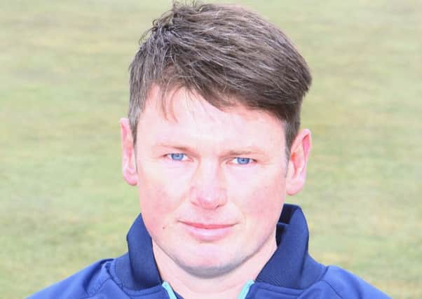 'PATHWAY TO THE FIRST TEAM' -- Derbyshire's academy director, AJ Harris.