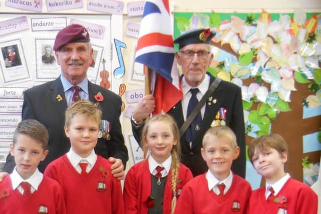 Remembrance service at Priory Academy