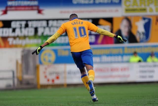 Mansfield Town v Hartlepool United - Skybet League Two - One Call Stadium - Saturday 21st November 2015Matt Green celebrates