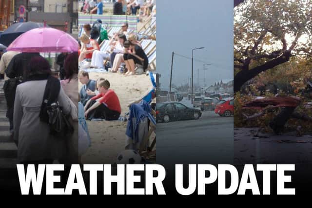 Weather update.