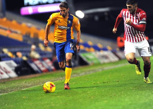 Mansfield Town v Exeter City - Skybet League Two - One Call Stadium - Tuesday 24th November 2015
Matty Blair goes down the wing

Matt Green celebrates