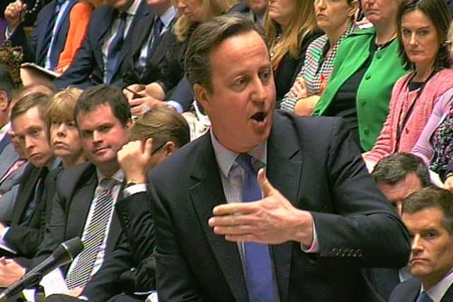 Prime Minister David Cameron speaking during the debate in the House of Commons on extending the bombing campaign against Islamic State to Syria. PRESS ASSOCIATION Photo. Picture date: Wednesday December 2, 2015. See PA story POLITICS Syria. Photo credit should read: PA Wire