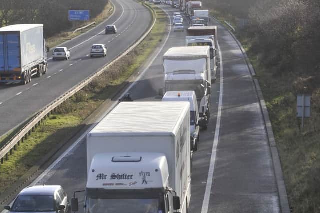 The A1 near Doncaster.