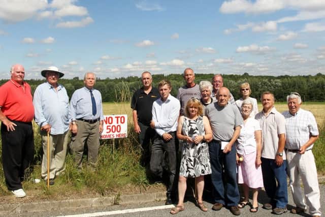 Residents are opposing a housing development off land behind Ashland Road in Sutton.