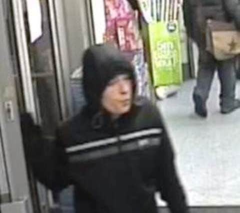 Nottinghaamshire POlice want to speak to this man in connection with a shop theft at B&M in Main Street, Bulwell on 28 November 2015.