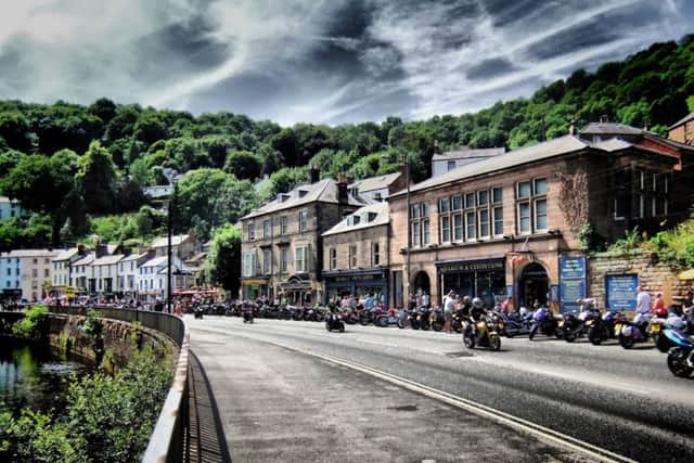 Bikers are up in arms after proposed plans to charge for parking in Matlock Bath have emerged. They say authorities are trying to push bikers out, which could make the village suffer the consequences. Image courtesy Chris Taylor.