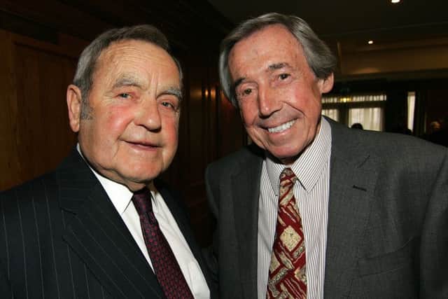 England keepers Alan Hodgkinson and Gordon Banks