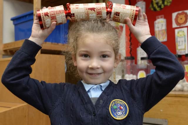 Children at Hady Primary School in Chesterfield share Christmas jokes. Lucy Scott