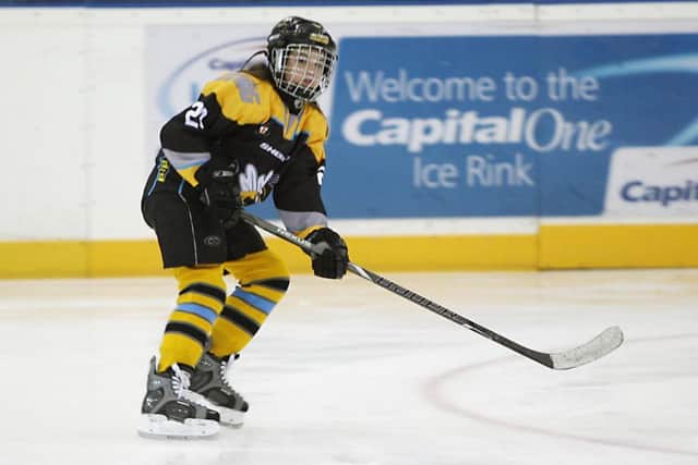 ICE QUEEN -- 14-year-old Sutton Sting starlet Lizzie Saunders, who has been in Austria with the Team GB squad.