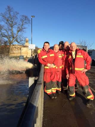 Nottinghamshire Fire and Rescue sent their High Volume Pump Crew and Enhanced Logistics Support Teamwent to York  to assist with the floods