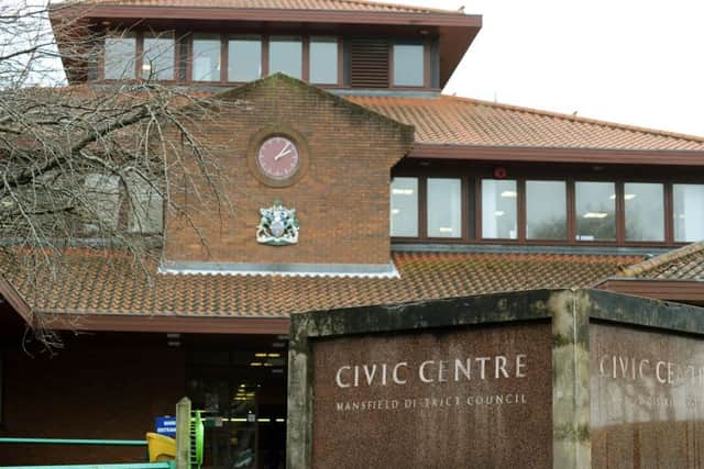 Mansfield Civic Centre, home of Mansfield District Council.