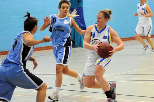 GIANTS FELLED -- Mansfield Giants' women's side went down 66-44 in their latest National Basketball League match.
