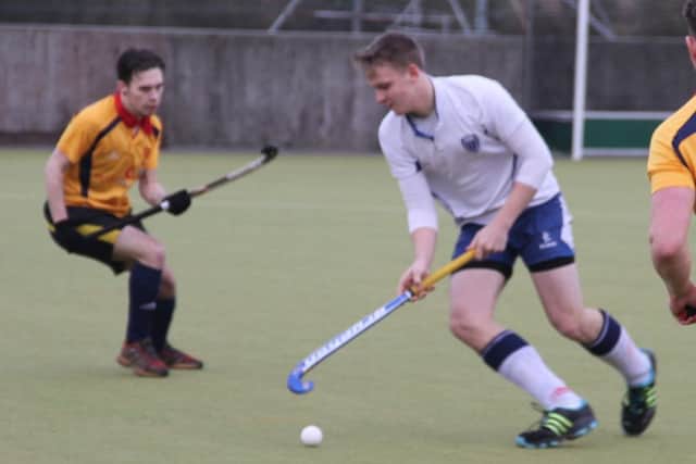 CONTROLLING MIDFIELD -- Rhys Jepson, who was man-of-the-match in North Notts's resounding win.