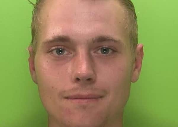 Damien Hammond has been made subject of a criminal behaviour order, banning him from preventing a man attending various facilities in the Mansfield area. Picture from Nottinghamshire Police.