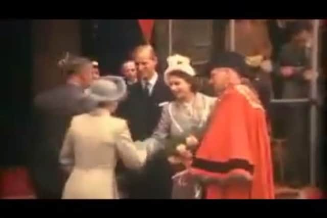 Princess Elizabeth visits Mansfield in 1949.