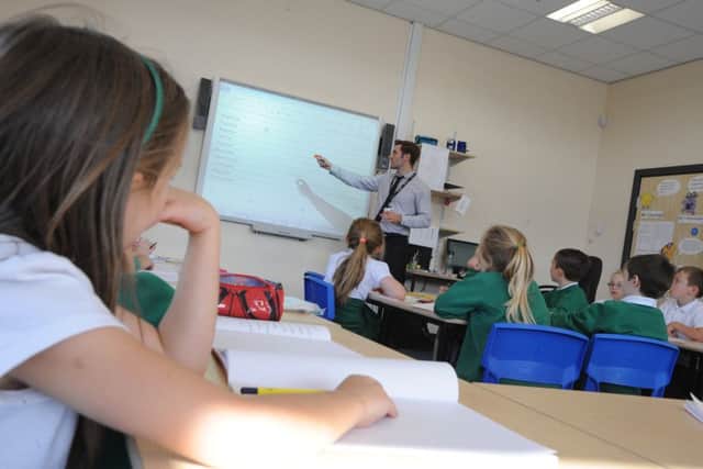 One of the two new classrooms at Ribbon Academy, Murton